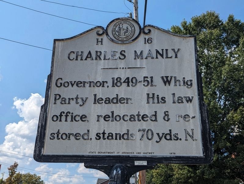 Charles Manly Marker image. Click for full size.