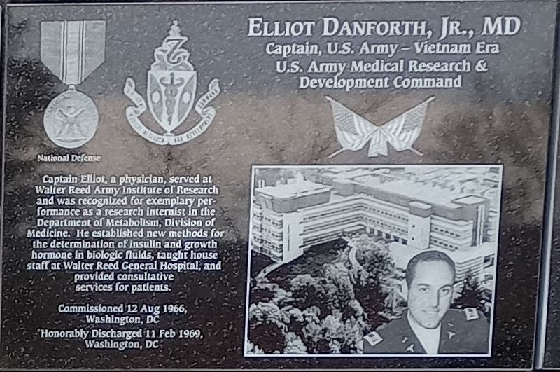 Elliot Danforth, JR., MD Marker image. Click for full size.