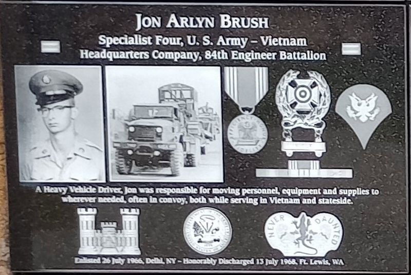 Jon Arlyn Brush Marker image. Click for full size.