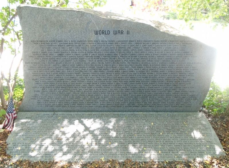 Windsor World War II Honor Roll Marker image. Click for full size.