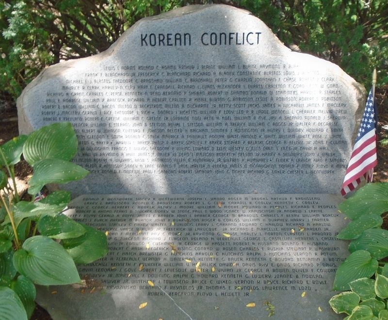 Windsor Korean Conflict Honor Roll Marker. Click for full size. Windsor Korean Conflict Honor Roll Marker image. Click for full size.