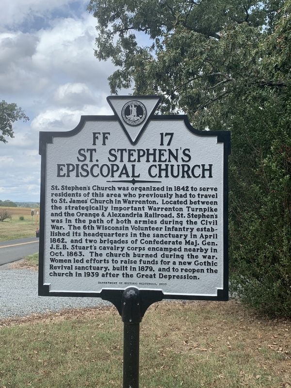 St Stephen's Episcopal Church Marker image. Click for full size.