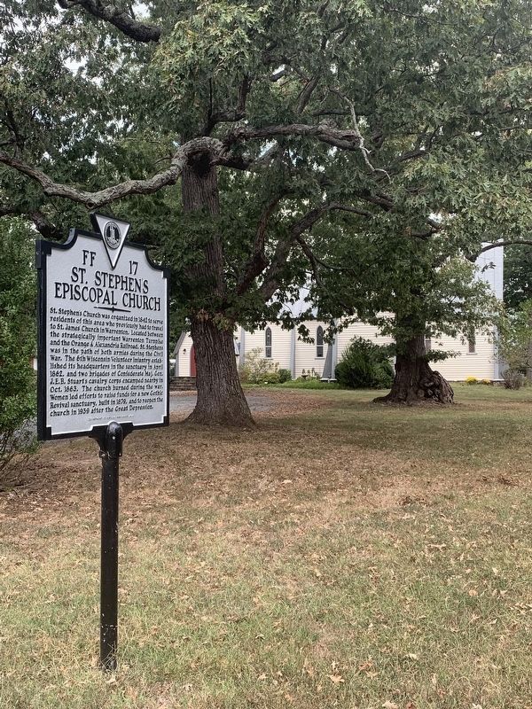 St Stephen's Episcopal Church Marker. Click for full size. St Stephen's Episcopal Church Marker image. Click for full size.