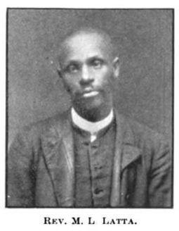 Rev. Morgan London Latta (1853-?) image. Click for full size.