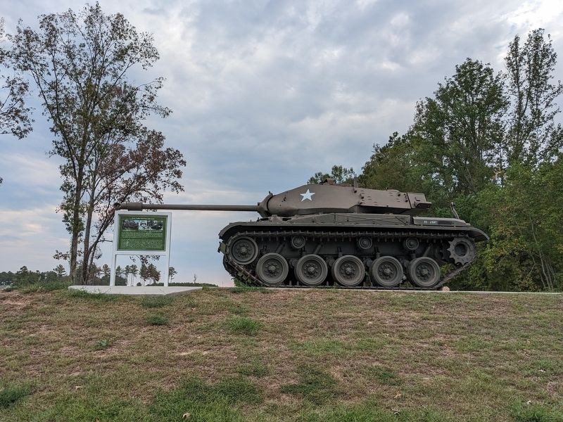 M-41 Walker Bull Dog Light Tank Marker image. Click for full size.