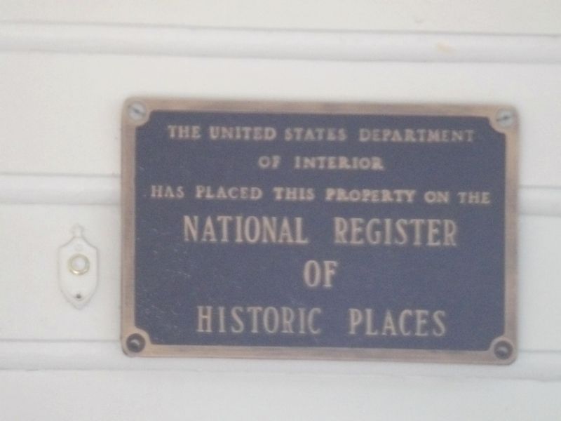 Spring Hill - National Register plaque image. Click for full size.