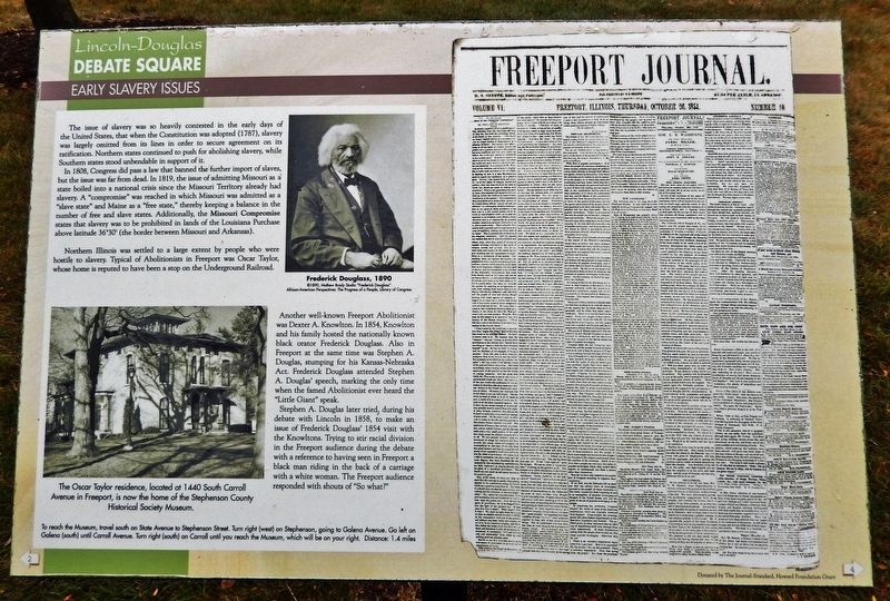 Early Slavery Issues Marker image. Click for full size.