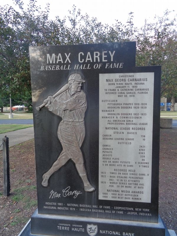 Max Carey Marker image. Click for full size.