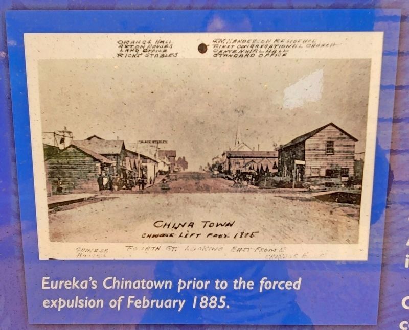 Eureka’s Chinese Expulsion of 1885 and 1906. Click for full size. Eureka’s Chinese Expulsion of 1885 and 1906 image. Click for full size.