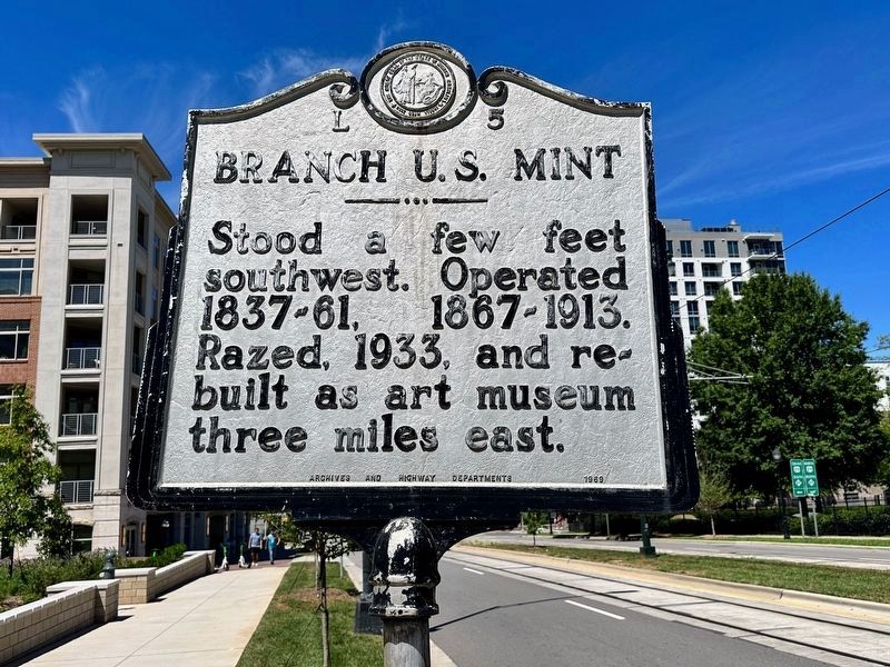 Branch U.S. Mint Marker image. Click for full size.
