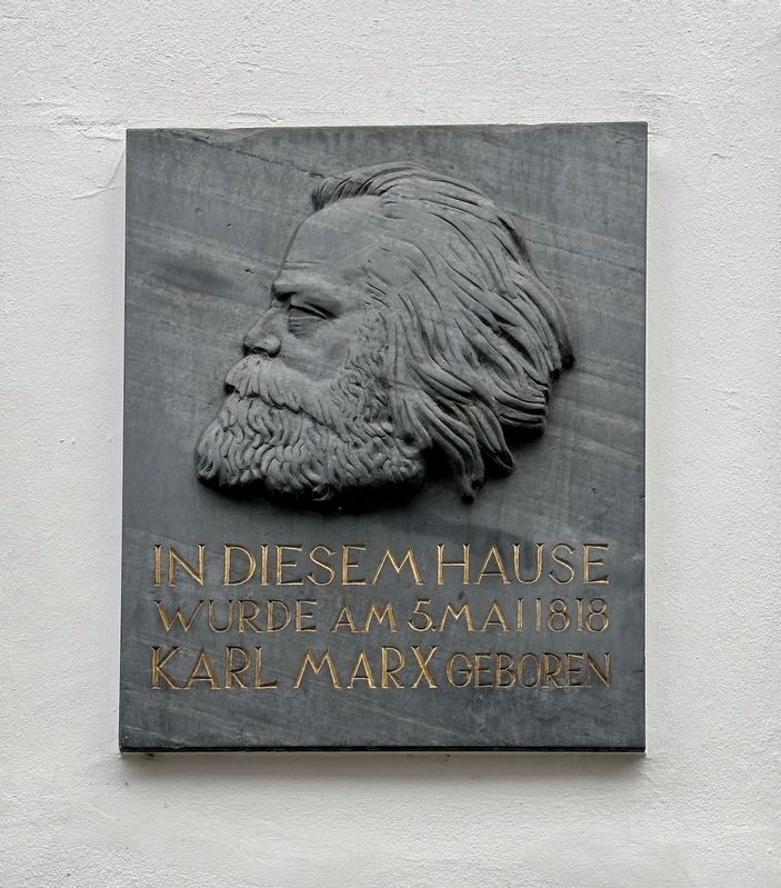Karl Marx Marker. Click for full size. Karl Marx Marker image. Click for full size.