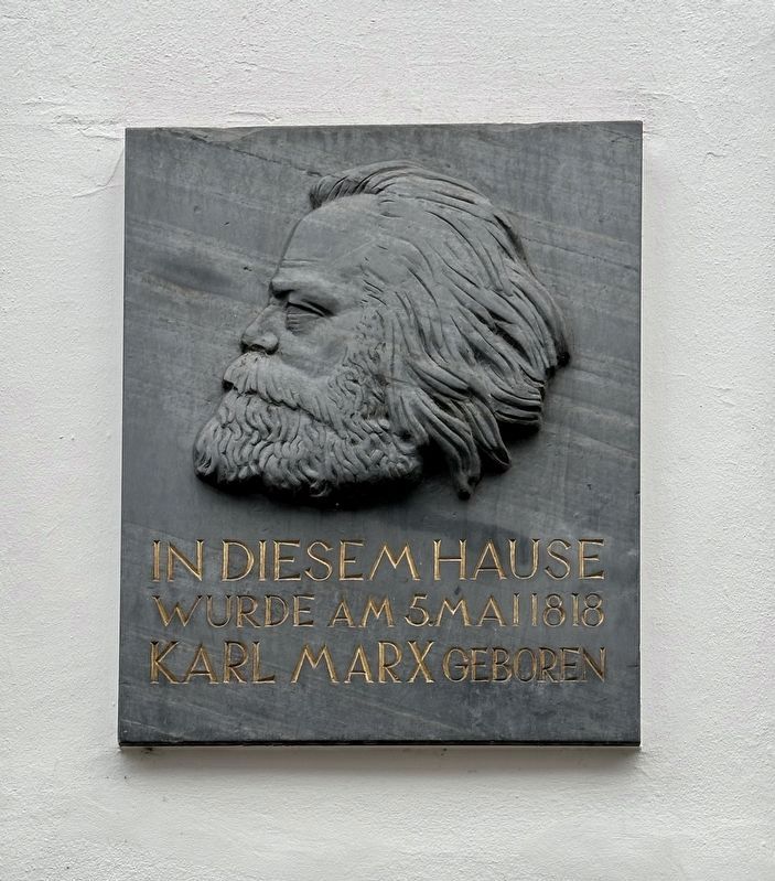 Karl Marx Marker image. Click for full size.