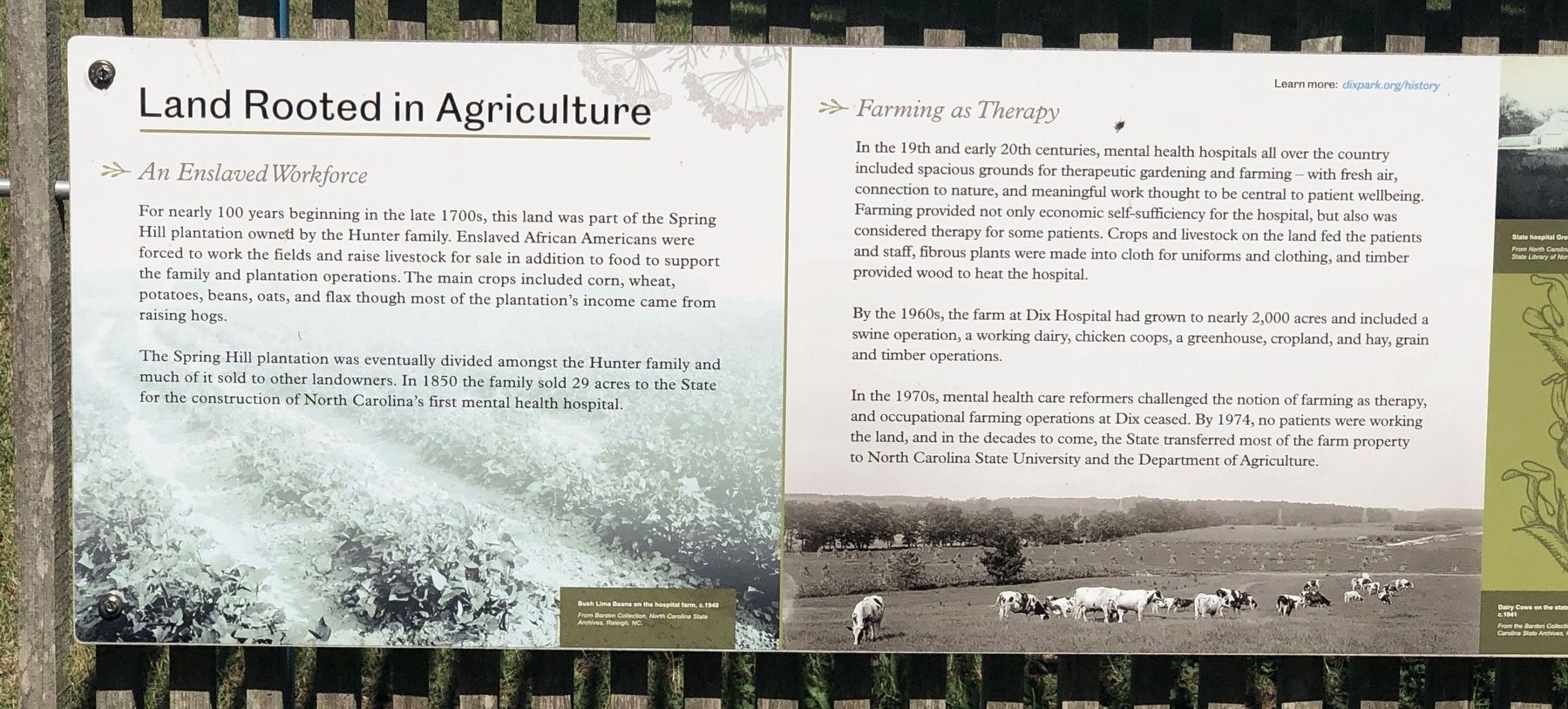 Land Rooted in Agriculture Marker. Click for full size. Land Rooted in Agriculture Marker image. Click for full size.