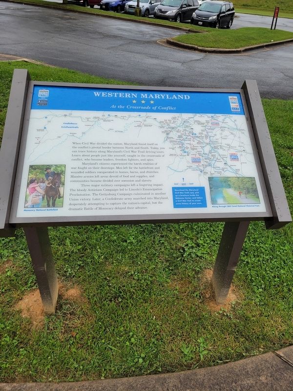 Western Maryland Marker. Click for full size. Western Maryland Marker image. Click for full size.