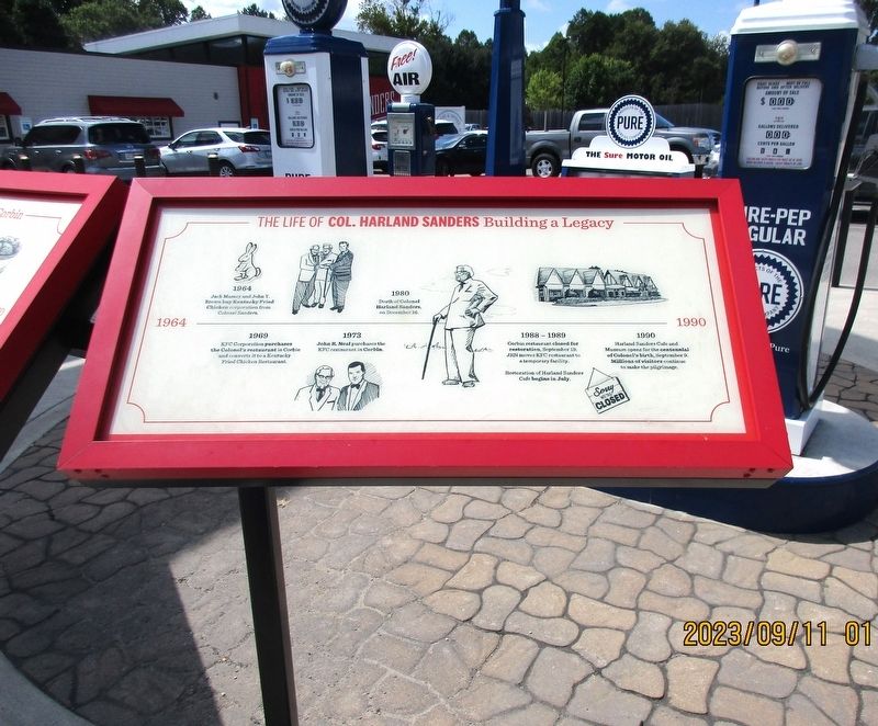 The Life of Col Harland Sanders Marker. Click for full size. The Life of Col Harland Sanders Marker image. Click for full size.