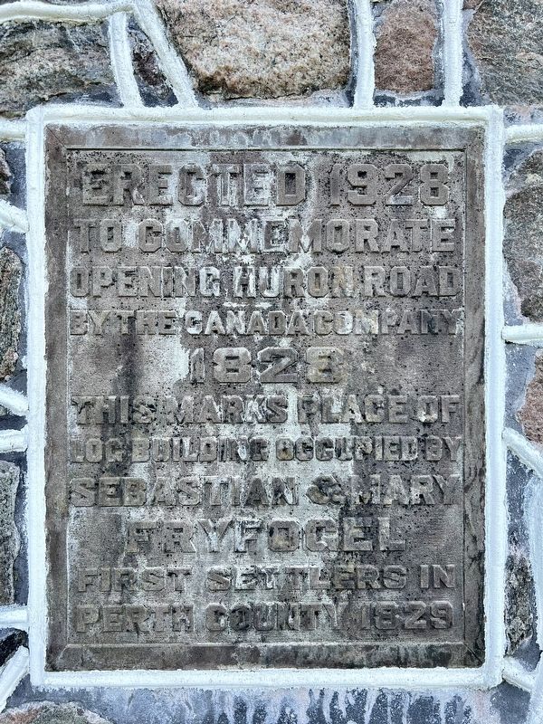 Huron Road Marker. Click for full size. Huron Road Marker image. Click for full size.