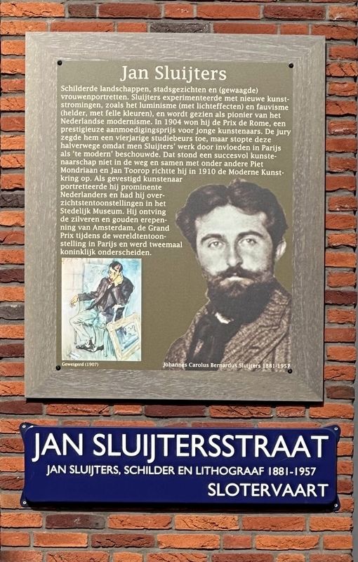 Jan Sluijters Marker image. Click for full size.