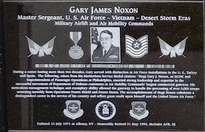 Gary James Noxon Marker image. Click for full size.