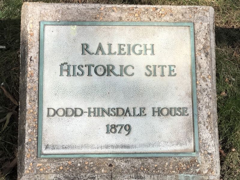 Dodd-Hinsdale House Marker. Click for full size. Dodd-Hinsdale House Marker image. Click for full size.