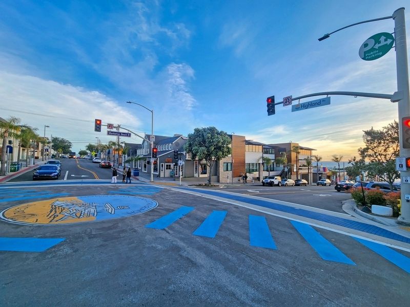 Wide view of the former La Mar Theatre site. Click for full size. Wide view of the former La Mar Theatre site image. Click for full size.