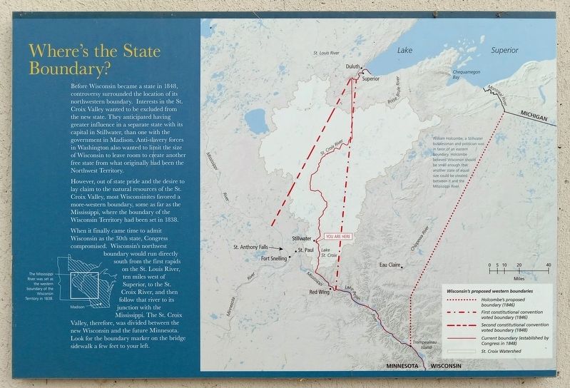 Where's the State Boundary? Marker image. Click for full size.