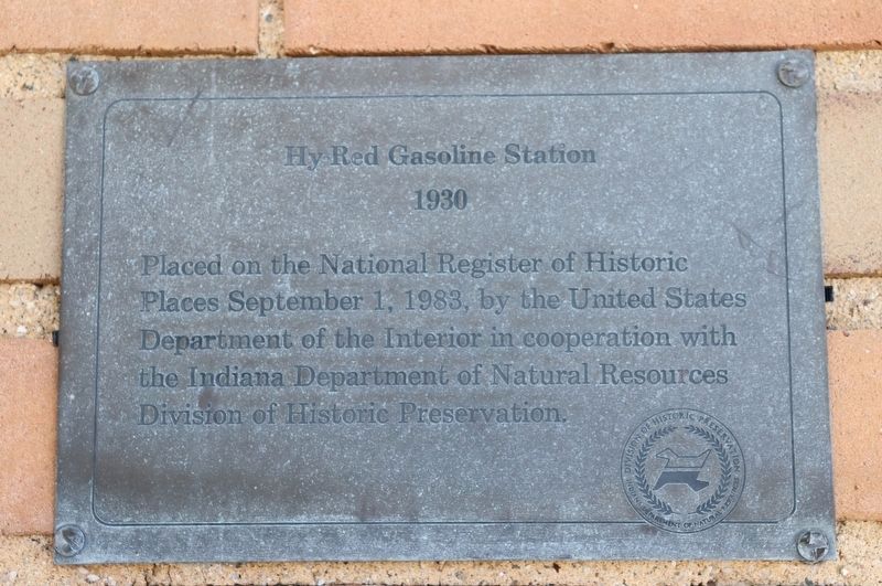 Hy Red Gasoline Station Marker. Click for more information. Hy Red Gasoline Station Marker image. Click for more information.