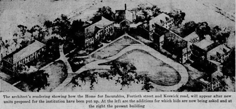 Home of Incurables 1938 image. Click for full size.