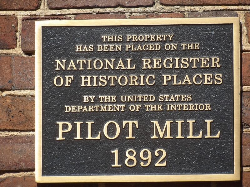 Pilot Mill Marker image. Click for full size.