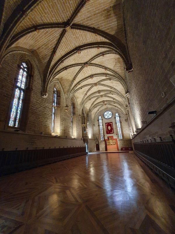 The Refectory of the Cathedral of Pamplona. Click for full size. The Refectory of the Cathedral of Pamplona image. Click for full size.