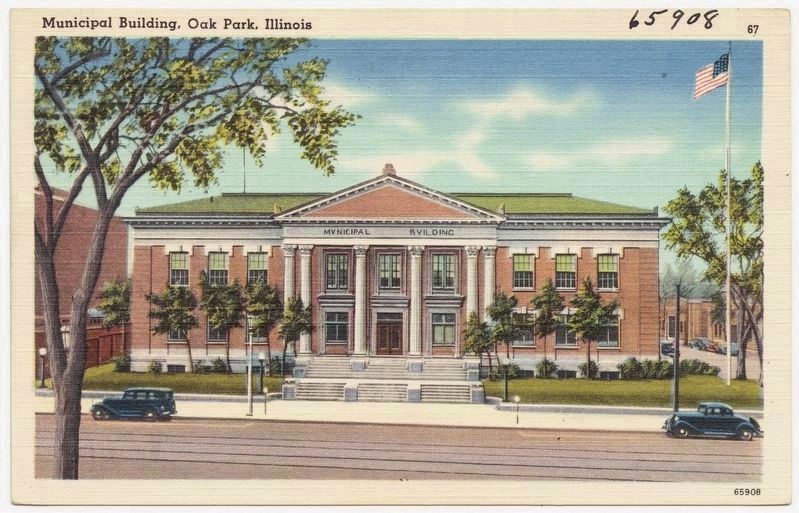 Oak Park Municipal Building. Click for full size. Oak Park Municipal Building image. Click for full size.