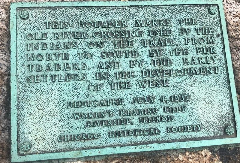 Old River Crossing Marker image. Click for full size.
