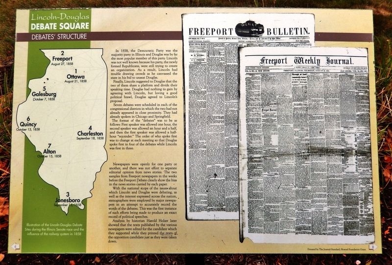 Debates' Structure Marker. Click for full size. Debates' Structure Marker image. Click for full size.