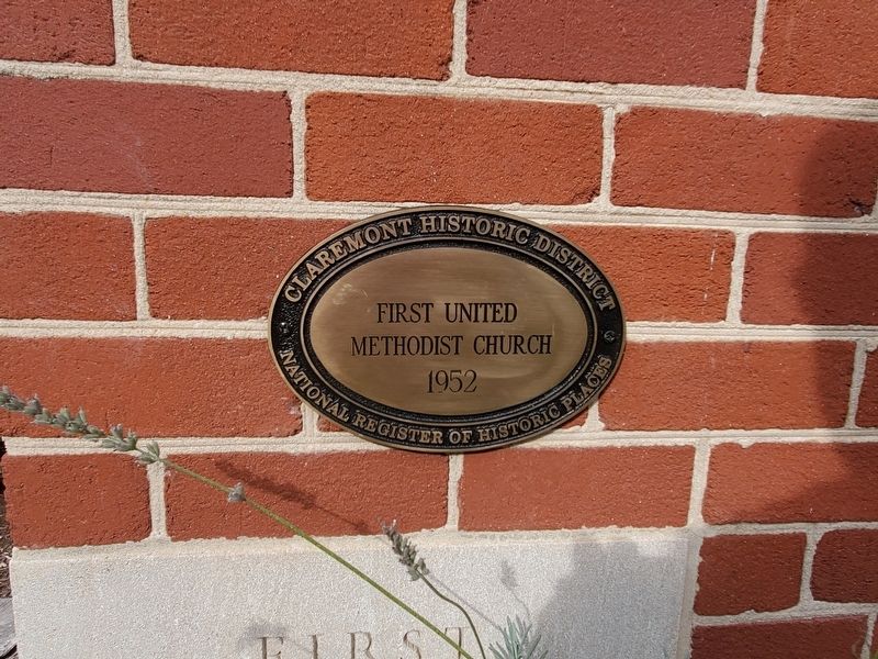 First United Methodist Church 1952 Marker. Click for full size. First United Methodist Church 1952 Marker image. Click for full size.