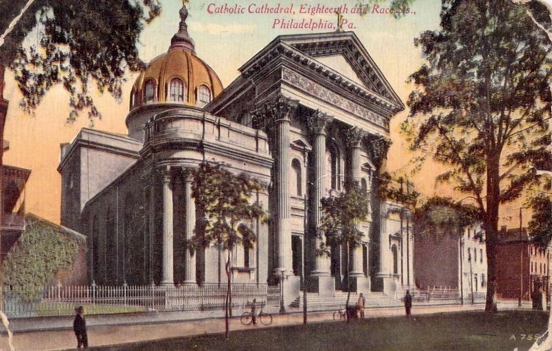 Catholic Cathedral, Eighteenth and Race Sts. image. Click for full size.