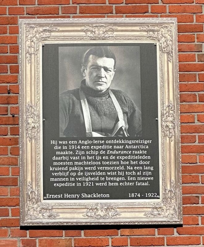 Ernest Henry Shackleton Marker image. Click for full size.