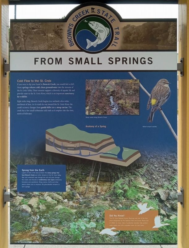 From Small Springs Marker image. Click for full size.