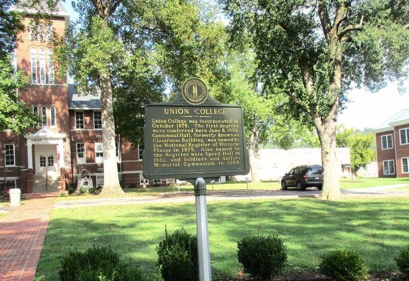 Union College Marker image. Click for full size.