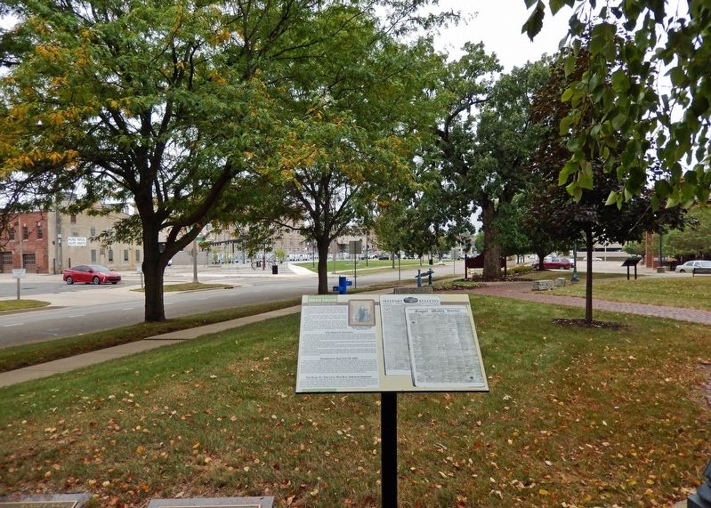 Douglas Re-elected Marker. Click for full size. Douglas Re-elected Marker image. Click for full size.