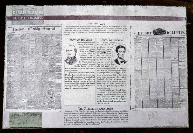 The Legacy Remains Marker. Click for full size. The Legacy Remains Marker image. Click for full size.