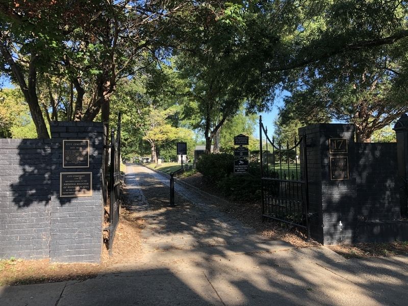 City Cemetery Marker. Click for full size. City Cemetery Marker image. Click for full size.