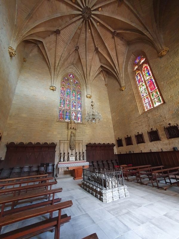 An interior view of the Barbazana Chapel. Click for full size. An interior view of the Barbazana Chapel image. Click for full size.
