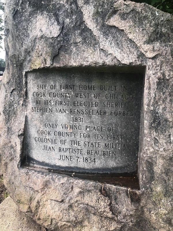 Stephen Van Rensselaer Forbes Home Site Marker image. Click for full size.