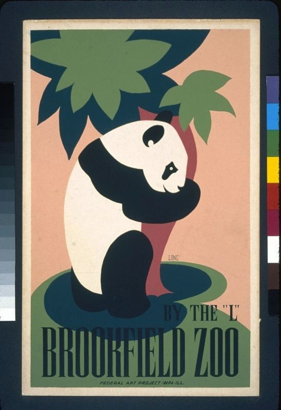 Brookfield Zoo by the "L" image. Click for full size.