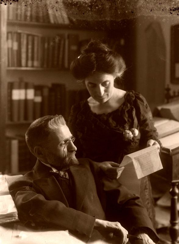 Eliezer and Hemda Ben-Yehuda. Click for full size. Eliezer and Hemda Ben-Yehuda image. Click for full size.