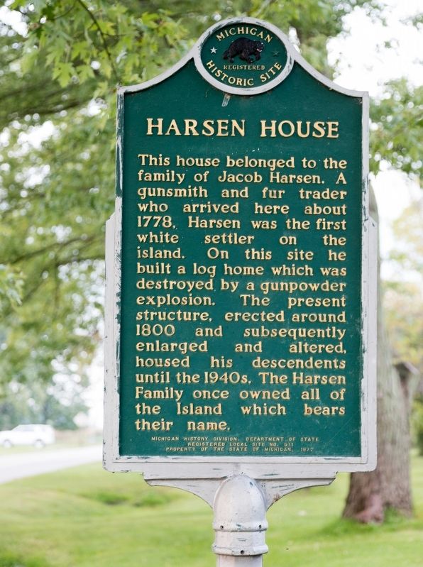 Harsen House Marker image. Click for full size.