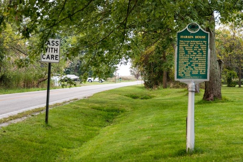 Harsen House Marker image. Click for full size.