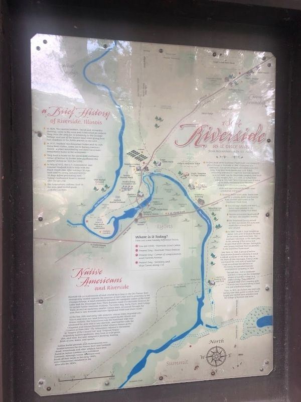 Riverside As It Once Was Marker image. Click for full size.