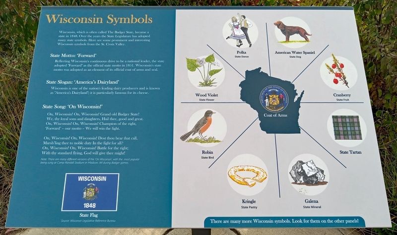 Wisconsin Symbols Marker image. Click for full size.