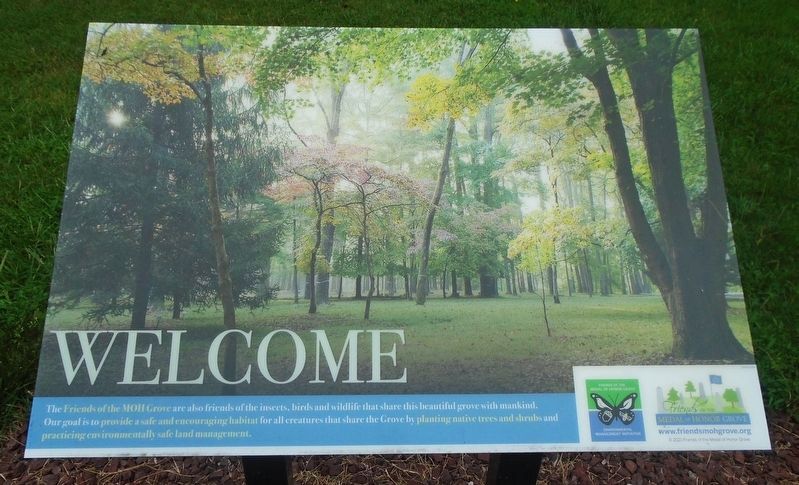 A Living Memorial - Welcome Marker image. Click for full size.