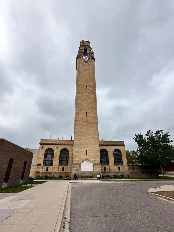 World War I Memorial Clock Tower Marker image. Click for full size.